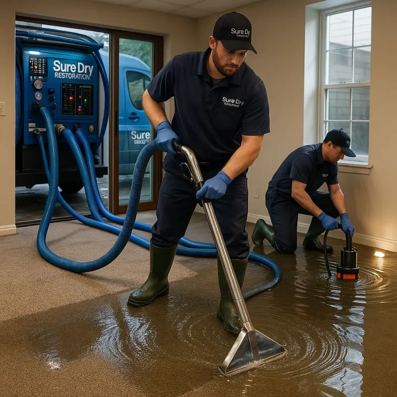 Water Extraction and Removal process in Angwin, CA